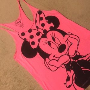 Hot Pink Disney Minnie Mouse Tank
